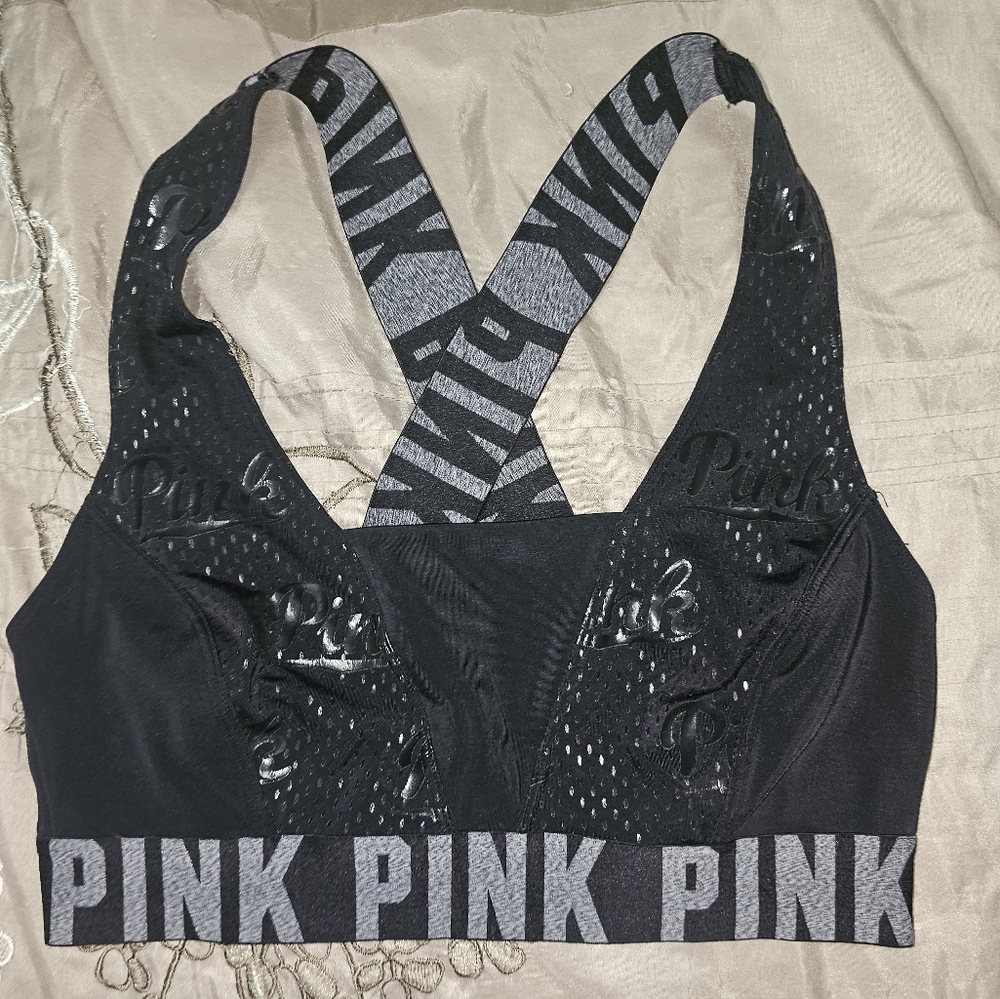 Pink Sports Bra ( M )